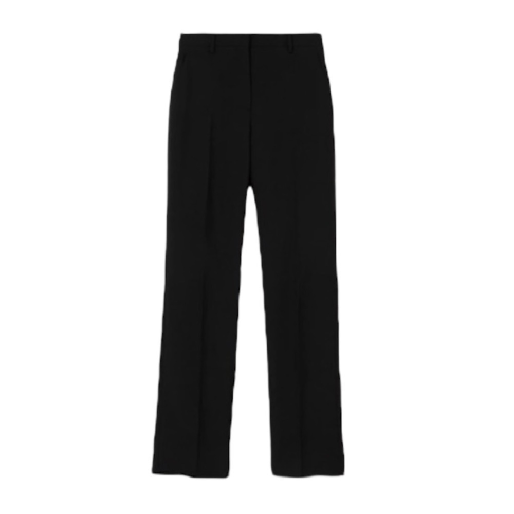 Burberry Wool Twill Tailored Black Trousers Size 48 / 14 US - Picture 11 of 11
